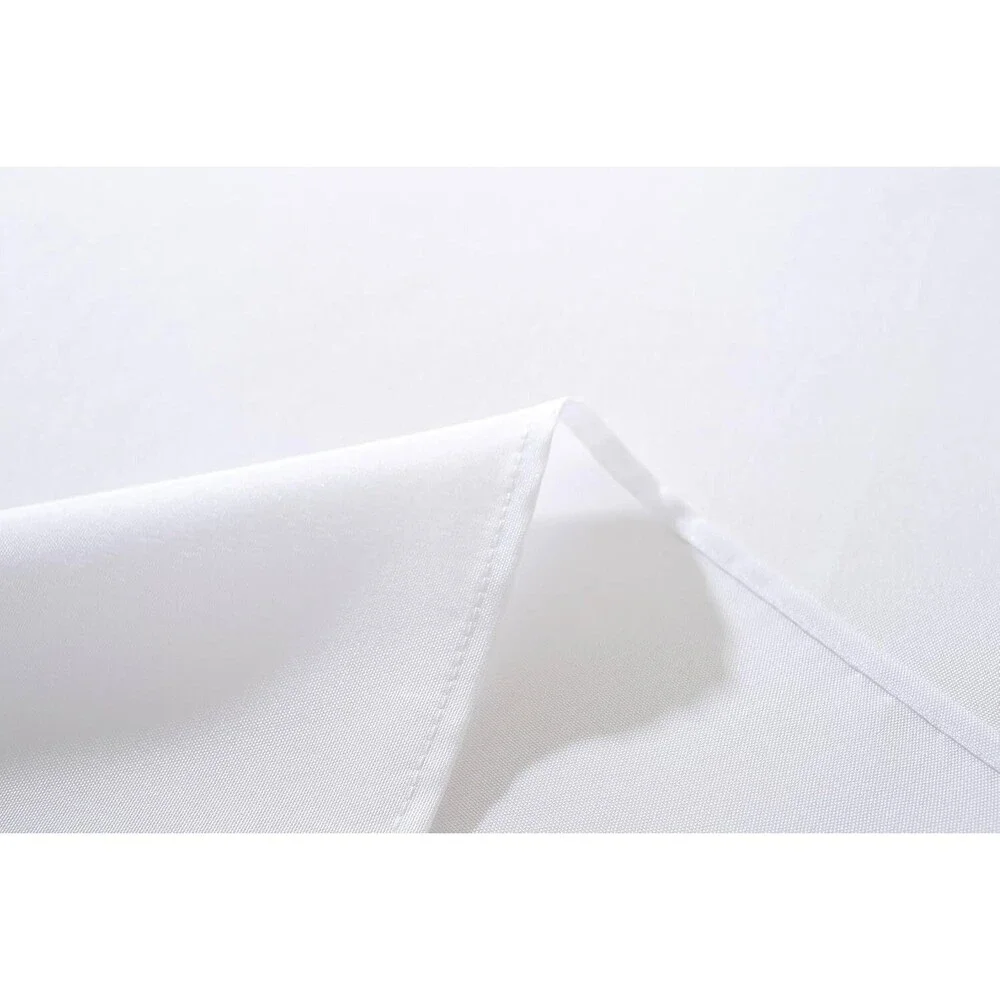 Craft & Party, Polyester Tablecloth - Rectangle White Tablecloth, 90 x 132 Inch